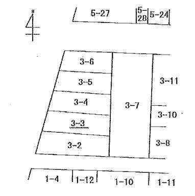 Compartment figure. Land price 57,500,000 yen, Land area 93.39 sq m