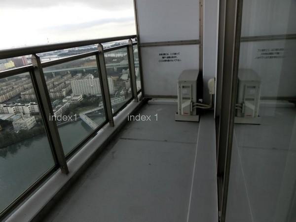 Balcony. Exposure to the sun ・ View good of balcony space ☆