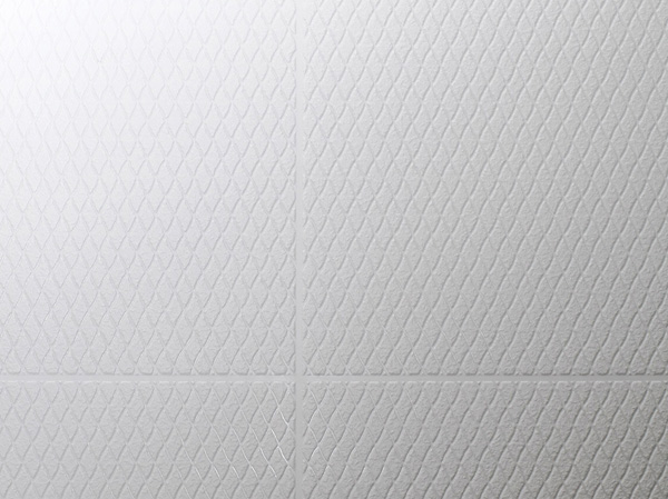 Bathing-wash room.  [Wave diamond pattern floor] Water is less likely to rest by its own floor pattern to weaken the surface tension of water droplets, Comfortable dry firmly in the next morning. Worry also reduces slipping on wet floor, You can bathe in peace.