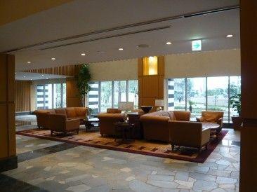 lobby. Lobby with a sofa, There is no be bored even come the visitor.