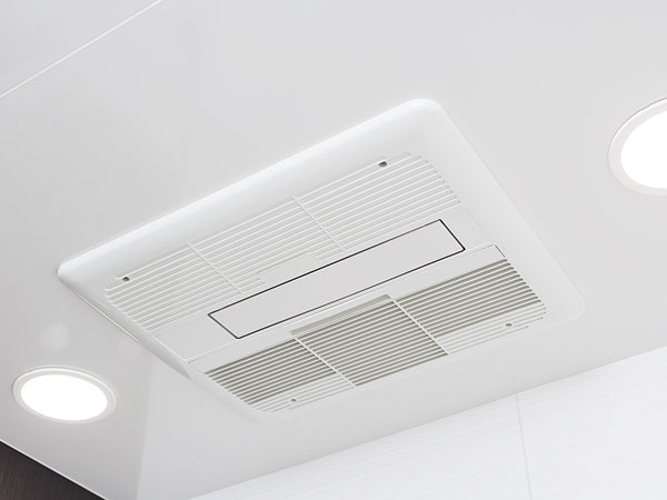 Bathing-wash room.  [TES-type bathroom heater dryer to laundry even on rainy days can dry out] TES-type bathroom heater dryer of Tokyo gas is ventilation in the bathroom, It reduces the occurrence of mold. further, It is also convenient to dry out the laundry on a rainy day in the drying function.