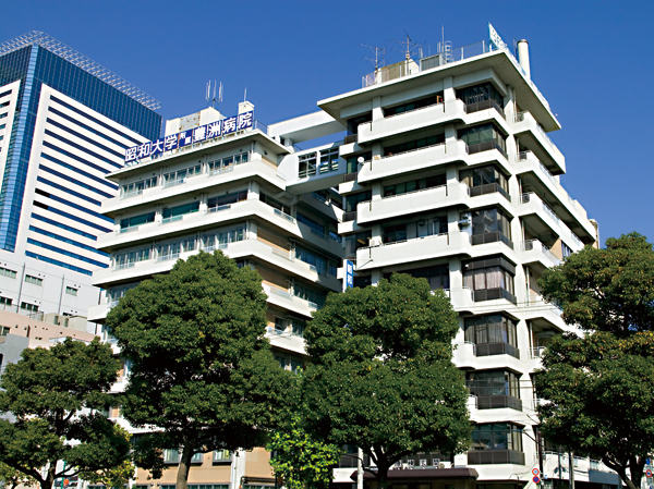 Surrounding environment. Showa University comes Toyosu hospital (about 420m ・ 6-minute walk)