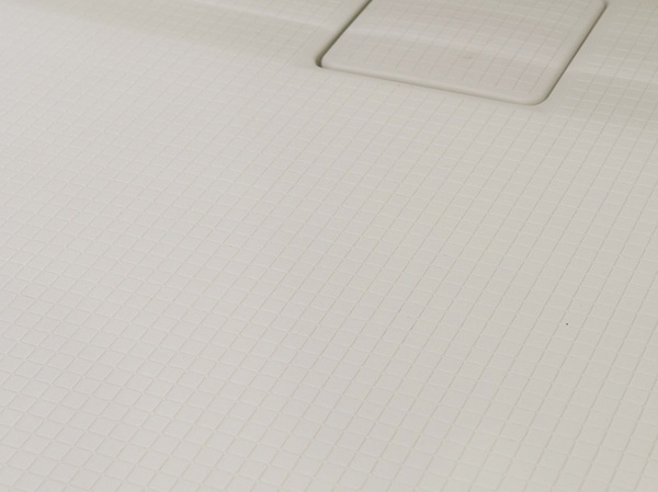 Bathing-wash room.  [Plane floor] Care Ease because the groove is shallow dirt accumulates difficult. Since the good drainage dries speedy. Also reduces the fear of slipping on wet floor.