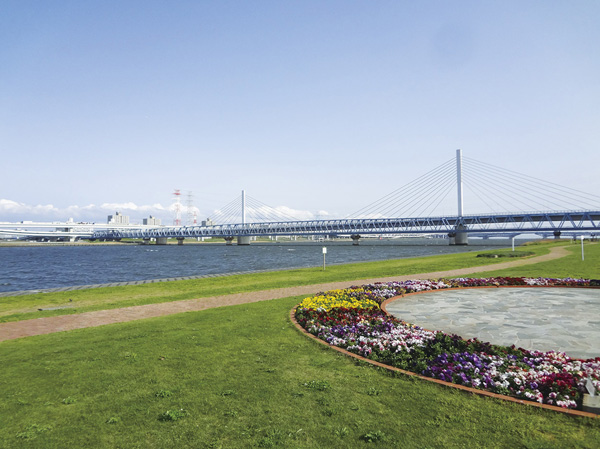 Surrounding environment. Municipal Arakawa Sunamachi waterfront park (about 230m, A 3-minute walk)