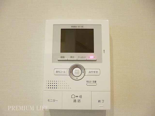 Security equipment. Visitor's figure can be confirmed safe.