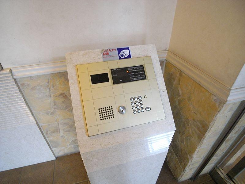 Entrance. Intercom