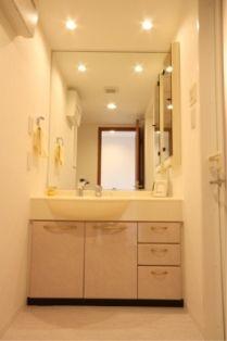 Wash basin, toilet. ~ Already the new interior renovation ~  Shower faucet