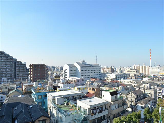 Receipt. View from the 7th floor