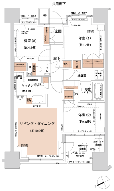Floor: 3LD ・ K, the occupied area: 60.85 sq m, Price: TBD