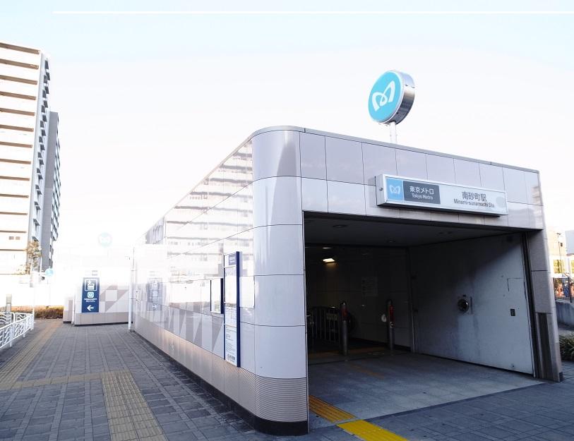 station. 820m until Minamisunamachi Station