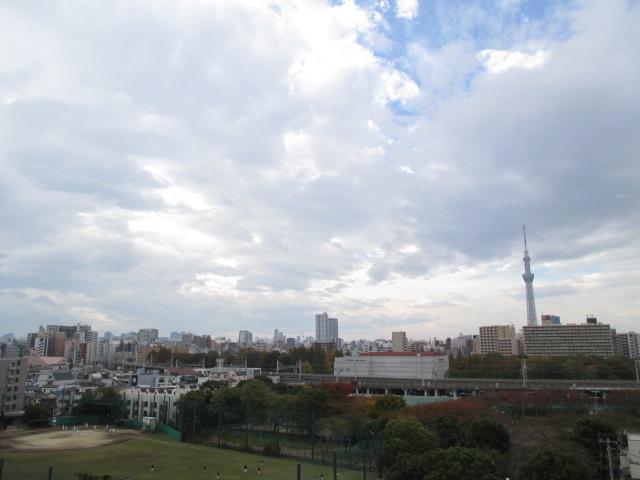 View photos from the dwelling unit. Local (10 May 2013) Shooting ■ The location of the entire Kameidochuokoen, Tokyo Sky Tree, Sumida River fireworks you will see.