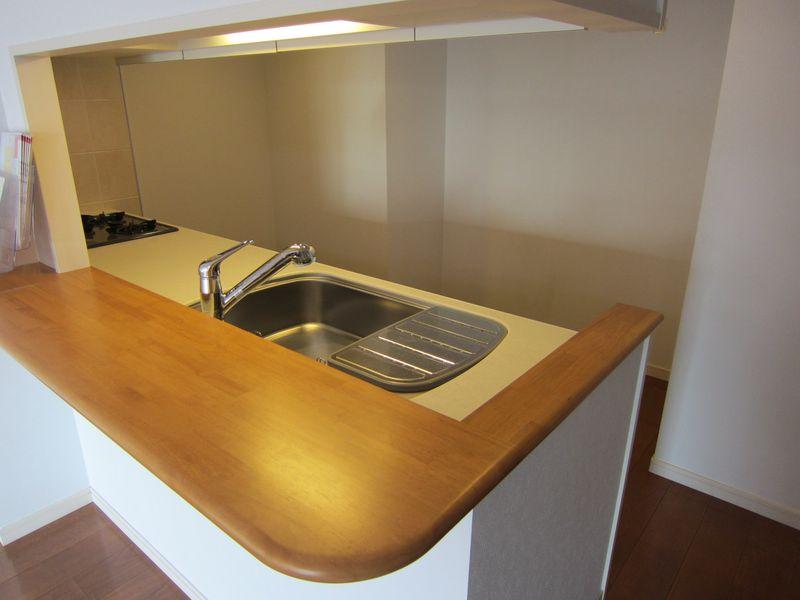 Kitchen. You can arrange the food at the counter kitchen with.