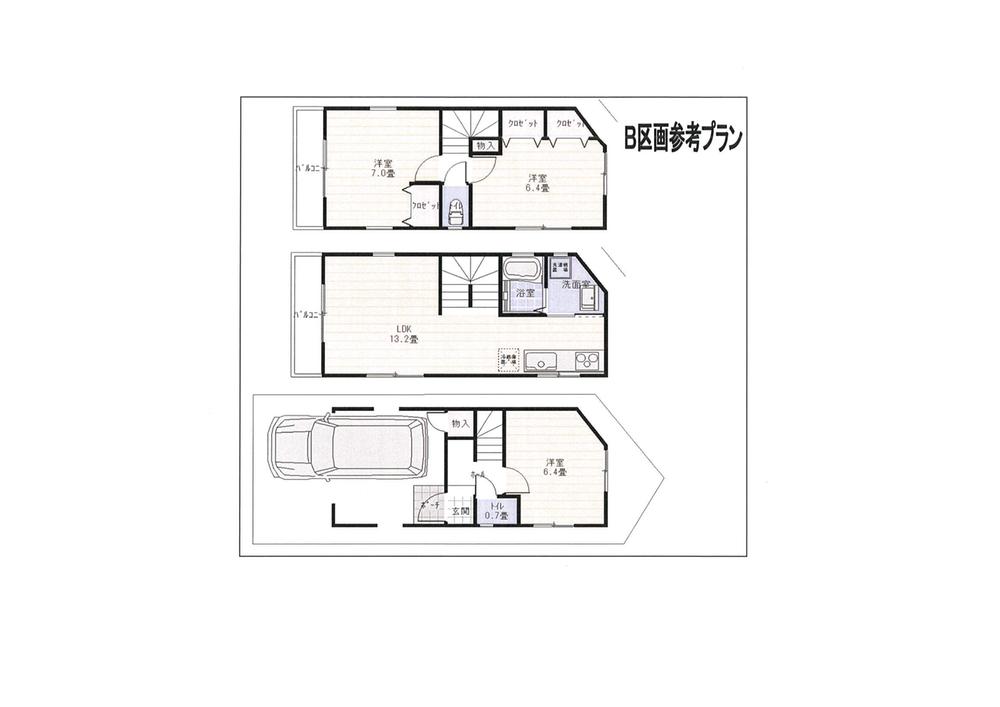 Building plan example (floor plan). Building plan example ( Issue land) Building Price Ten thousand yen, Building area sq m