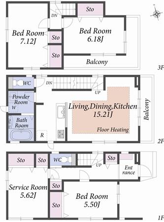 Floor plan. Floor plan Building 2