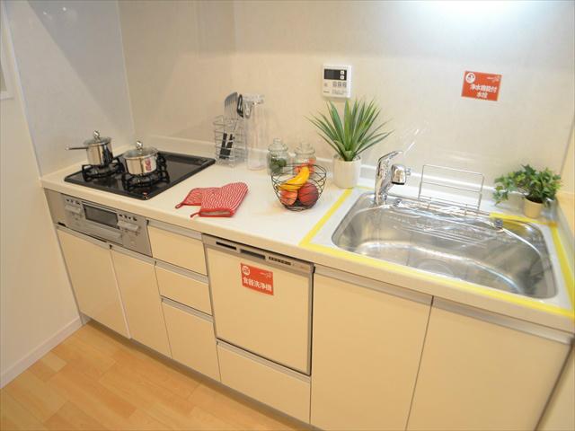 Kitchen. Washing happy with dishwasher