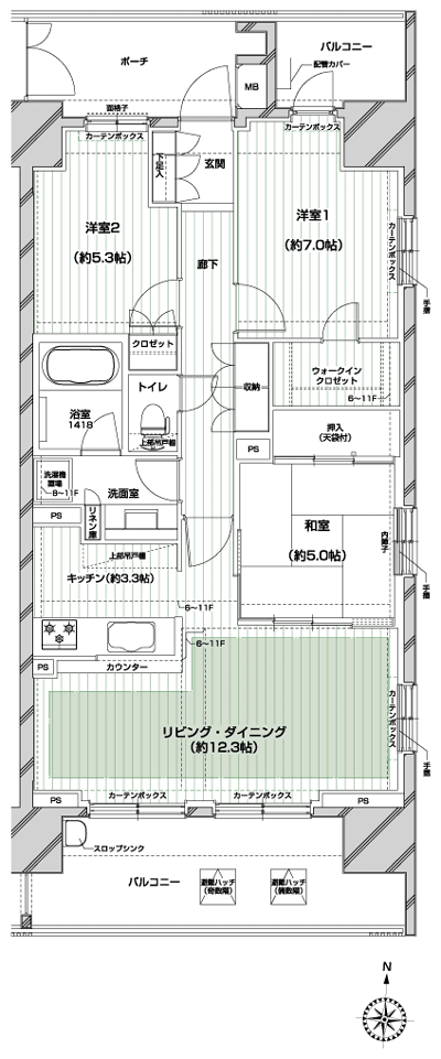 Floor: 3LDK, the area occupied: 76.5 sq m, Price: 49,580,000 yen ・ 51,680,000 yen, now on sale