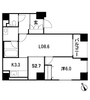 Floor: 1LDK + S, the occupied area: 49.22 sq m, Price: 35,900,000 yen, now on sale