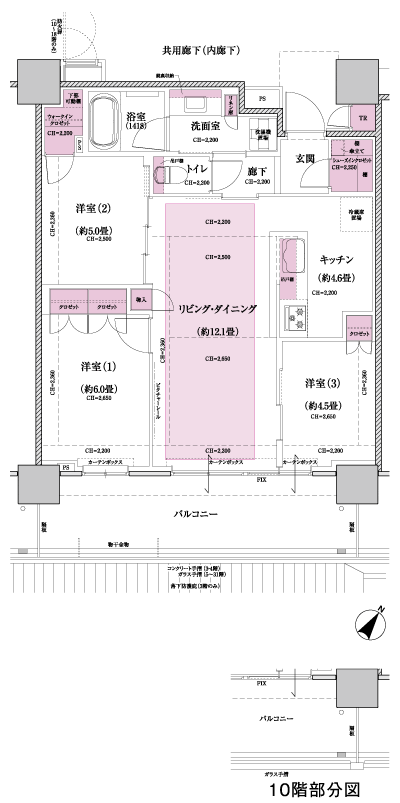Floor: 3LDK + WIC + SIC, the occupied area: 70.63 sq m, Price: TBD