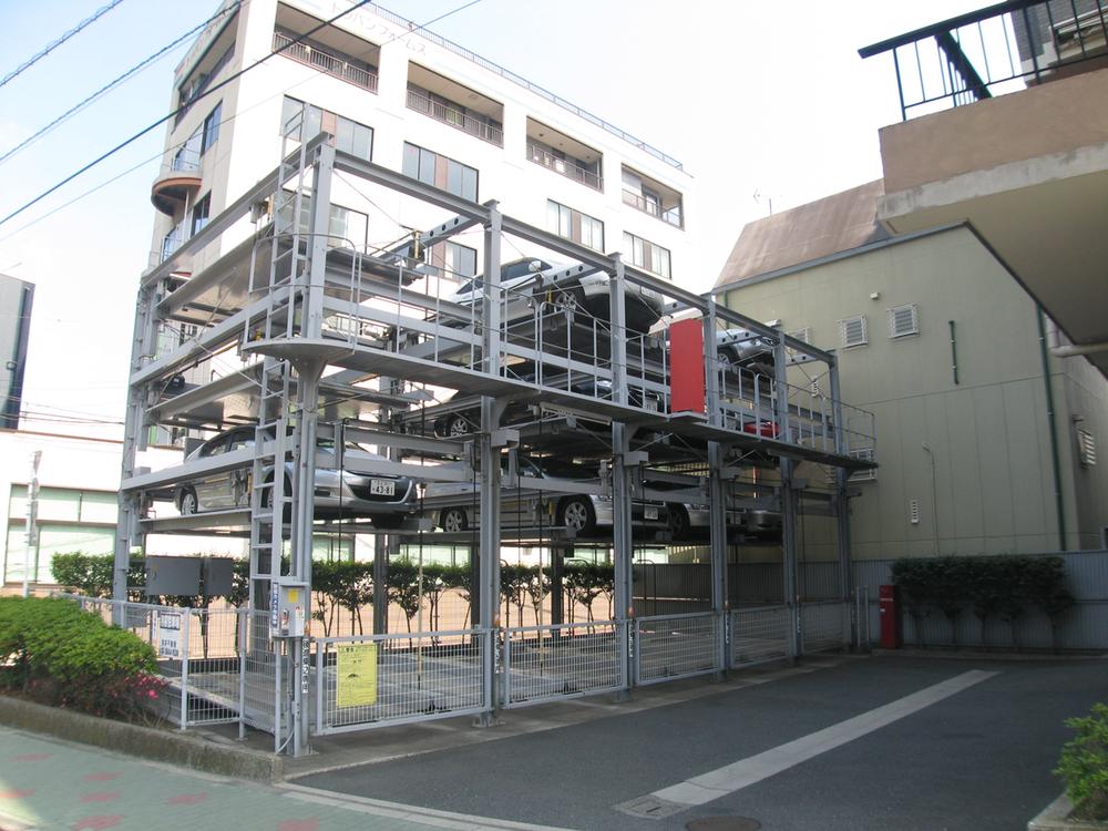 Parking lot. Common areas