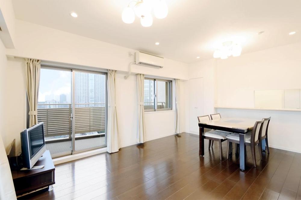 Living. Two-sided lighting living dining