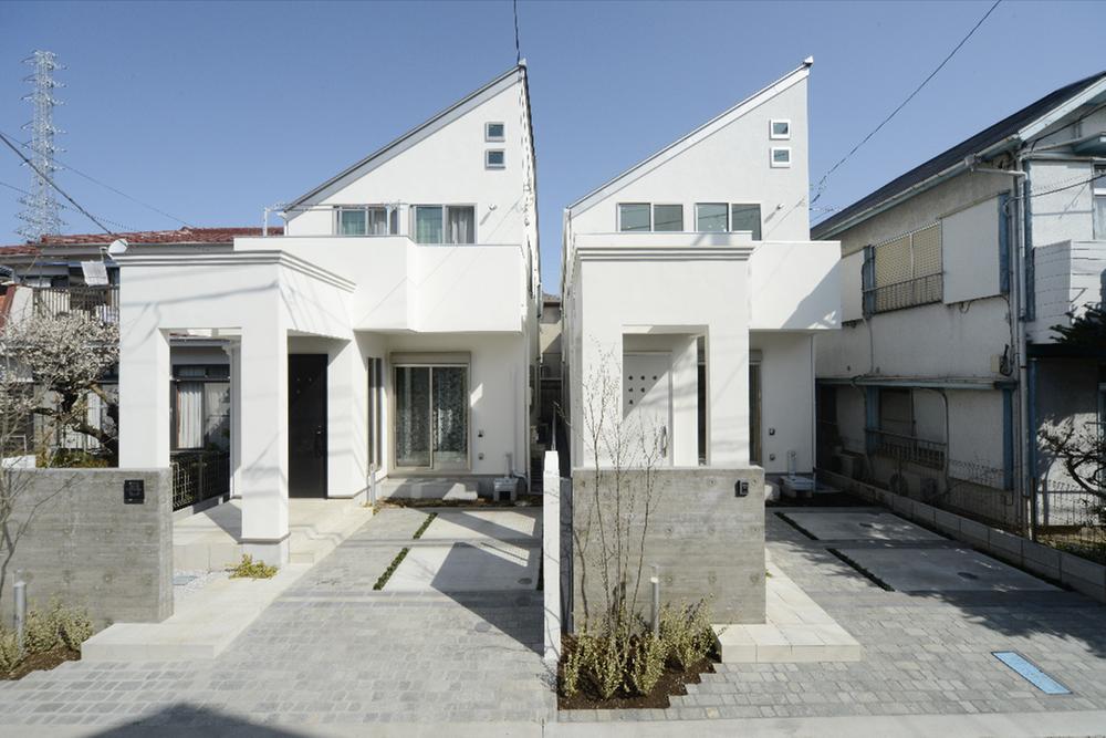 Local appearance photo. Exterior stuck to the design. At night, Us with clean choreographed appearance flooded with light from the window.