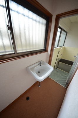 Washroom. Wash basin