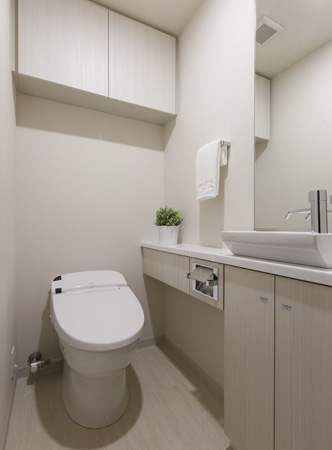 Bathing-wash room.  [toilet] (Model Room D type)