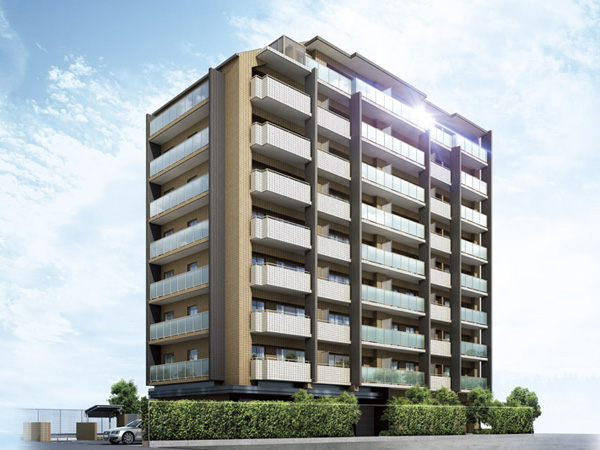 Buildings and facilities. It was aimed at residences, such as welcoming gently people who live. Try a gentle appearance, such as not to ornate for the, We are using the natural texture of the material. (Exterior view)