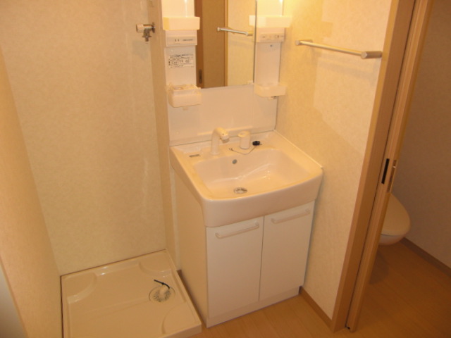 Washroom. Washbasin & Laundry Area