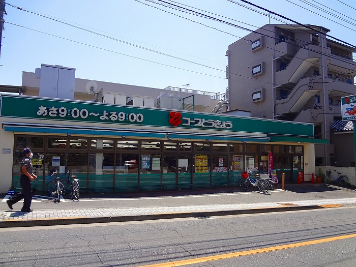 Supermarket. 250m to the Co-op (super)