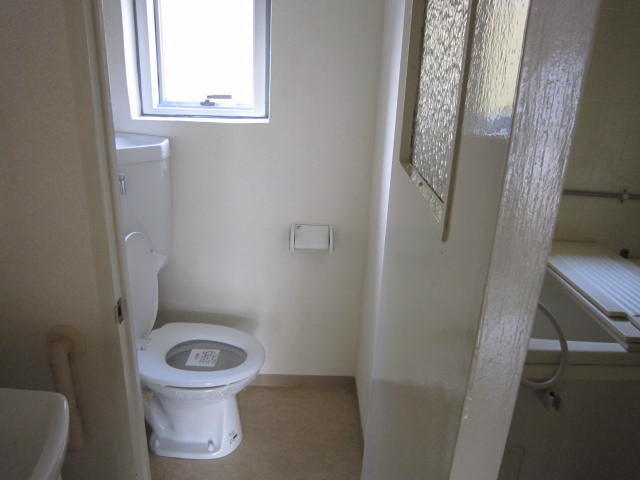Toilet. There is also a power outlet
