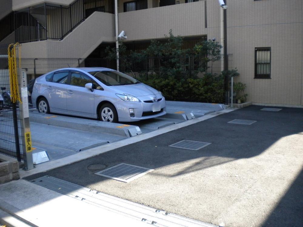 Parking lot. Common areas