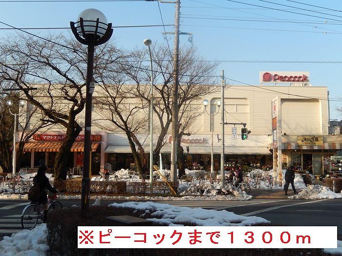 Supermarket. 1300m to Peacock (super)