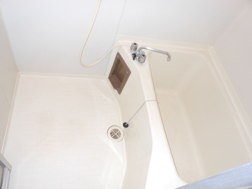 Bath. Unit bath of hot water supply type