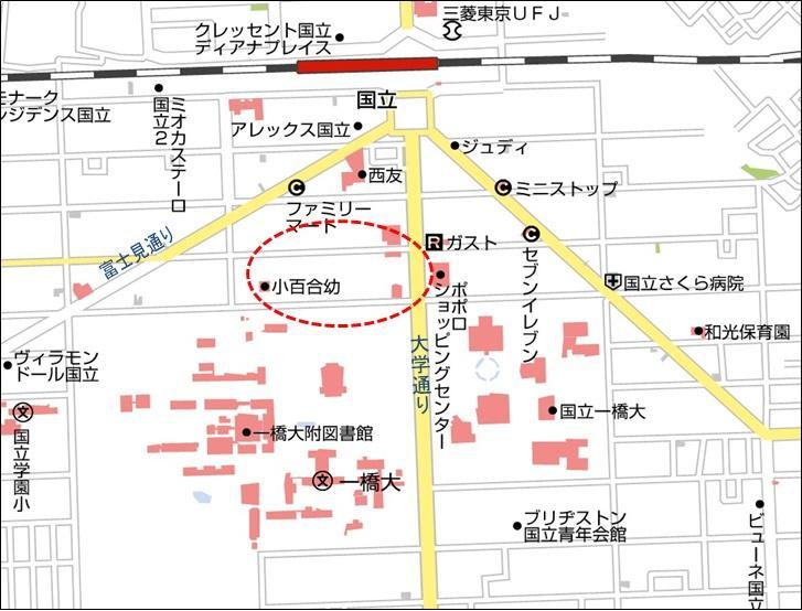 Local guide map. map