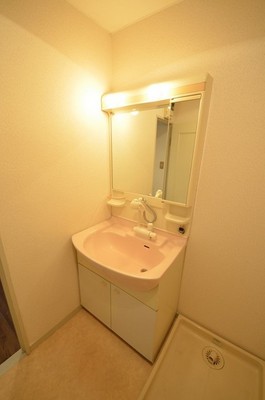 Washroom. Happy independence washbasin