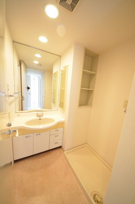 Washroom. Independent wash basin