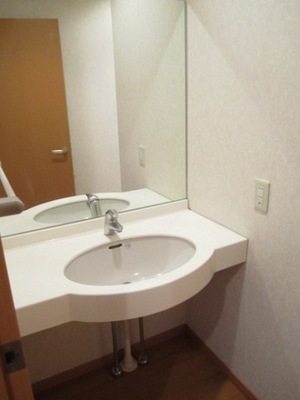 Washroom. Independent wash basin