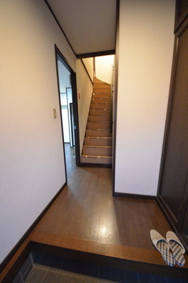 Entrance.  ☆ From here is the beginning and end of the day ☆