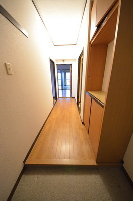 Entrance. From here is the beginning and end of the day