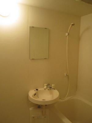 Washroom. There mirror