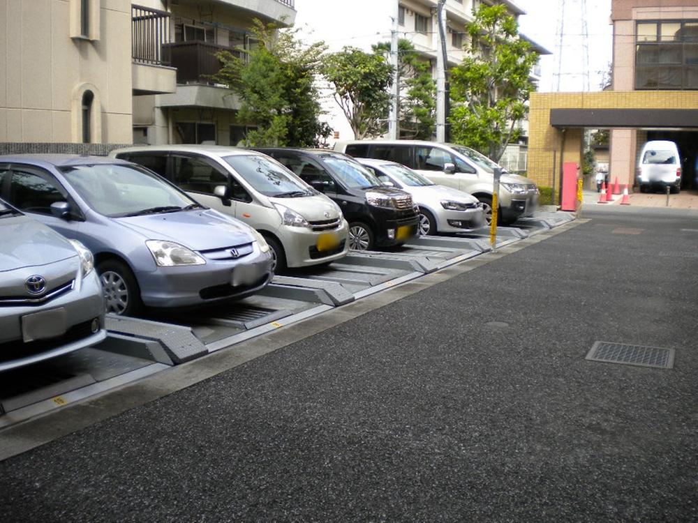 Parking lot. Common areas
