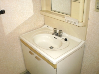 Washroom. Independent wash basin