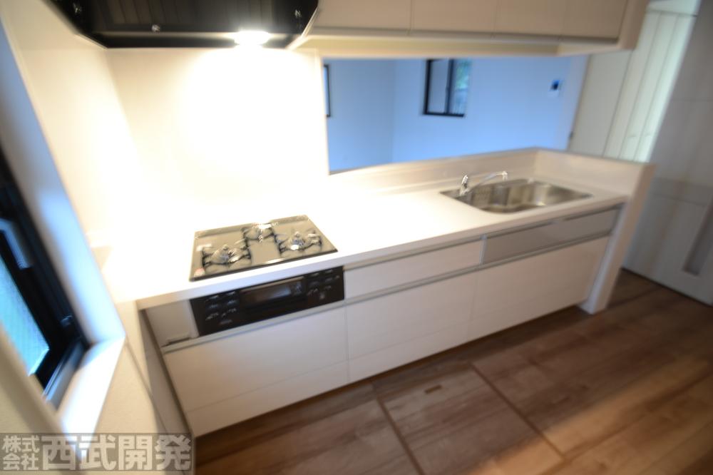 Kitchen. Artificial marble counter kitchen