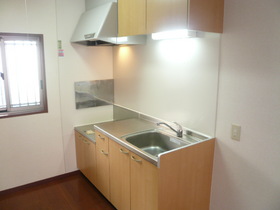 Kitchen. Two-burner gas stove is installed Allowed
