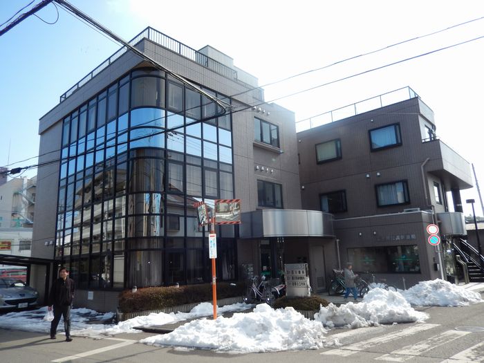 Hospital. Yaho clinic building (hospital) up to 100m