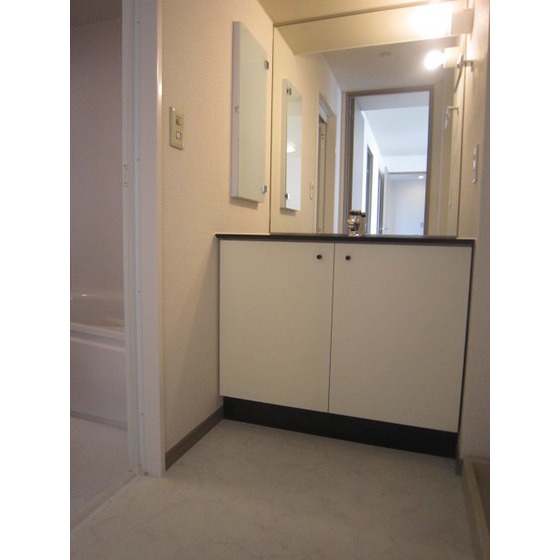 Washroom. Independent wash basin