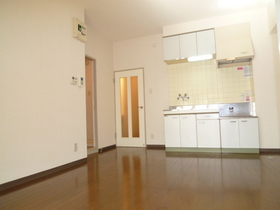 Kitchen. Two-burner gas stove installation Allowed