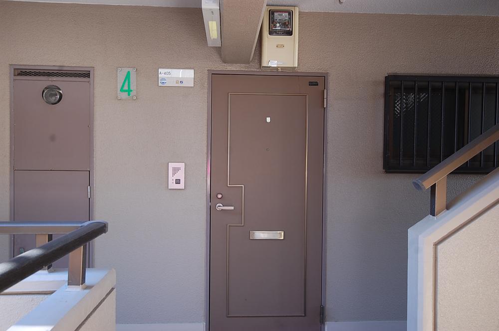 Entrance. Local shooting
