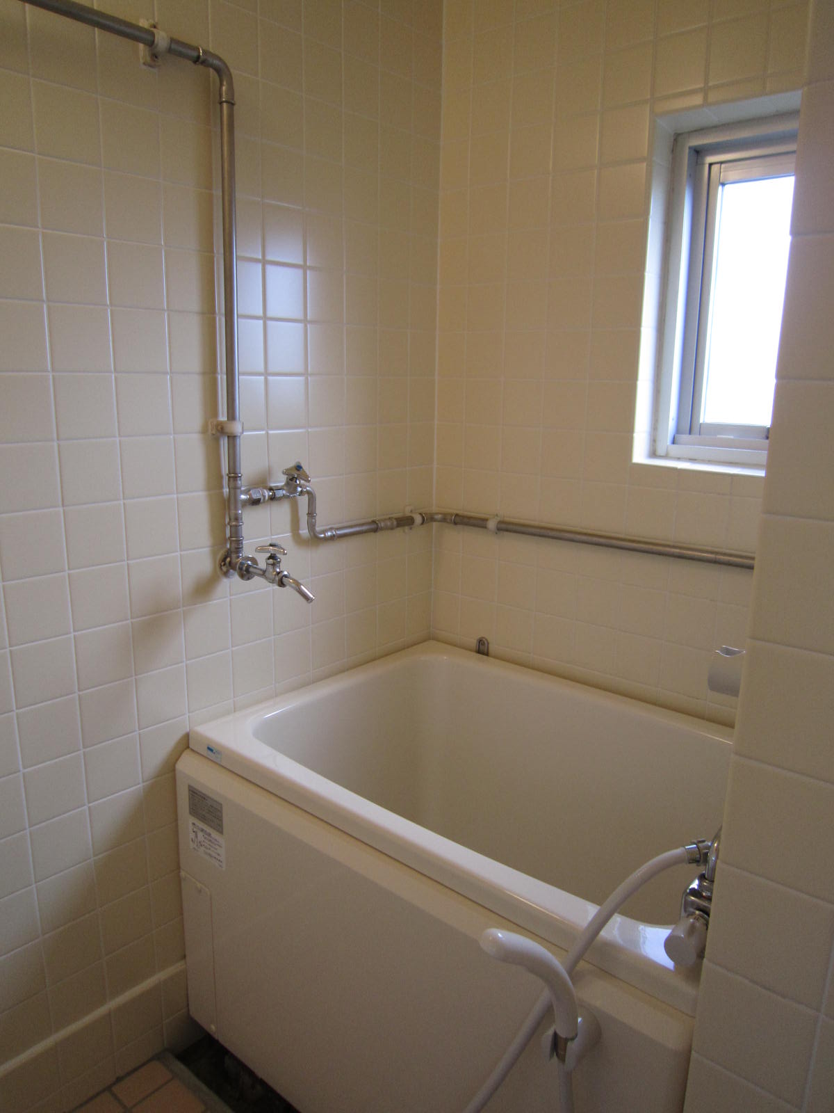 Bath. Good bath of There is also a ventilation window